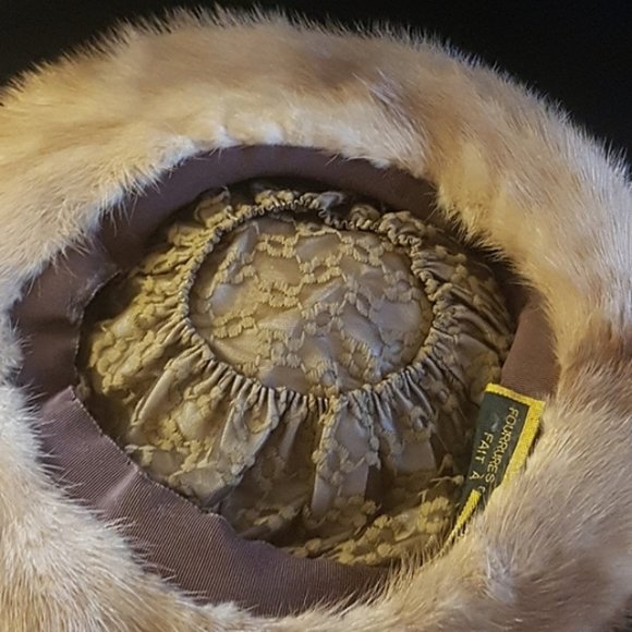 [EATON] Luxury Brown Fur Hat - Picture 2 of 5